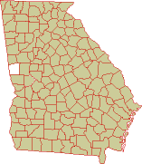Troup County Georgia Location